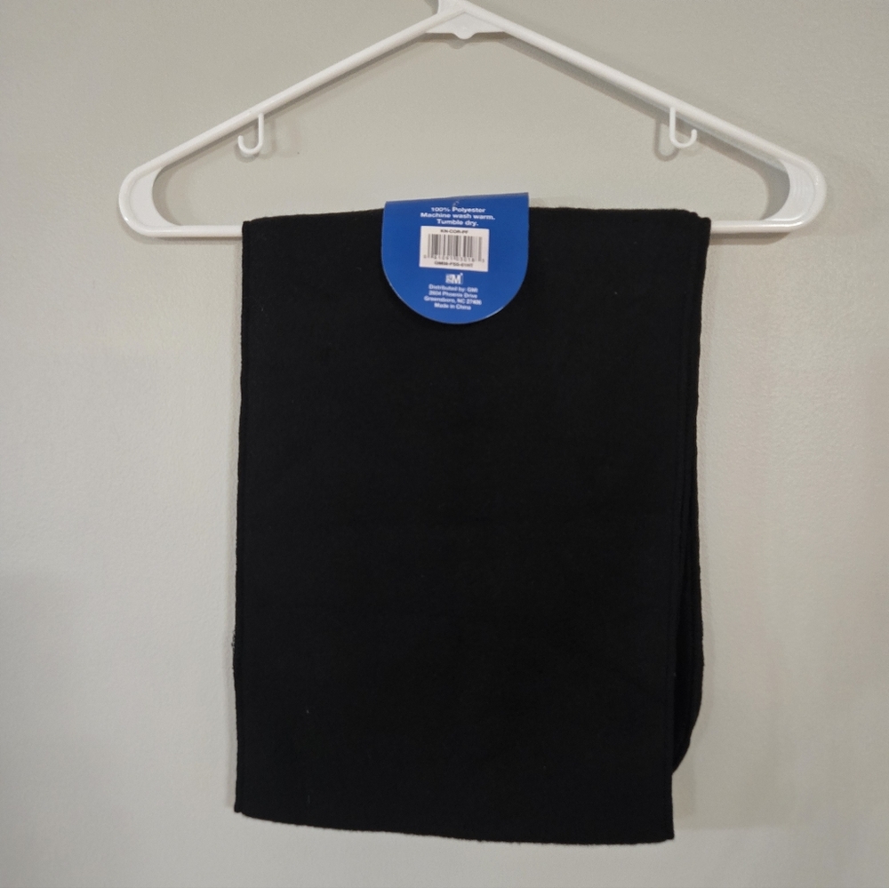 Gold Medal Black Fleece Scarf